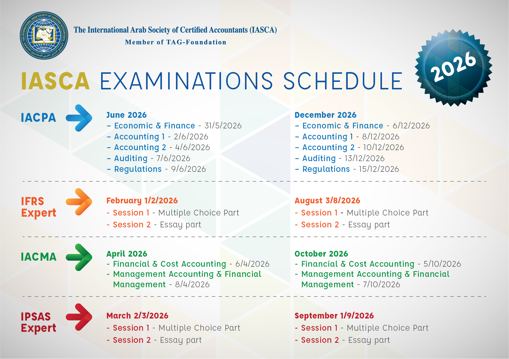 The International Arab Society of Certified Accountants (IASCA) | ‘Abu ...